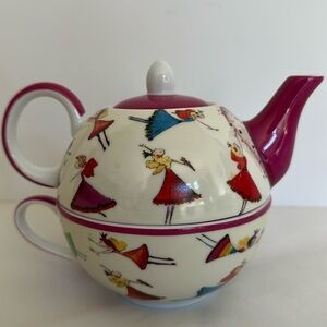 Yedi Houseware Classic Coffee and Tea Set Dancing Fairies